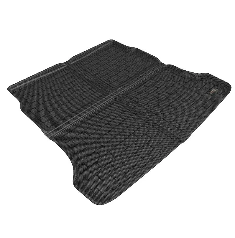 M1HY1341309 – 3D MATS/U-AC Cargo Area Liner, Black Direct Fit Raised Edge Thermoplastic Rubber Of Carbon Fiber Textur...